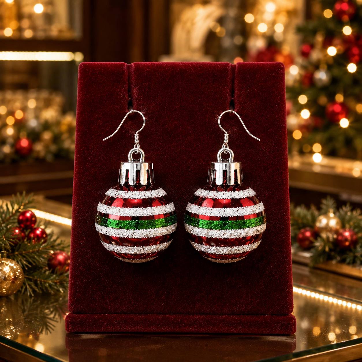 Aretes Ornament, 6cm · Accesorios Navideños · Santa Shop Guatemala