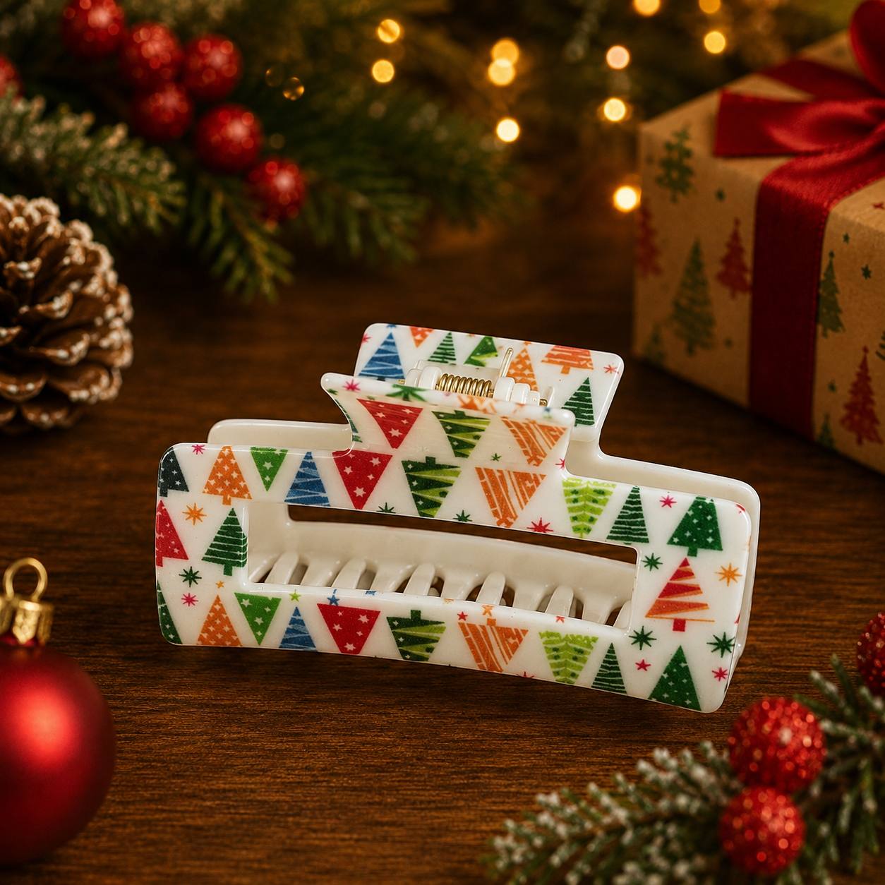 Gancho Arbolitos Colores, 10cm · Accesorios Navideños · Santa Shop Guatemala