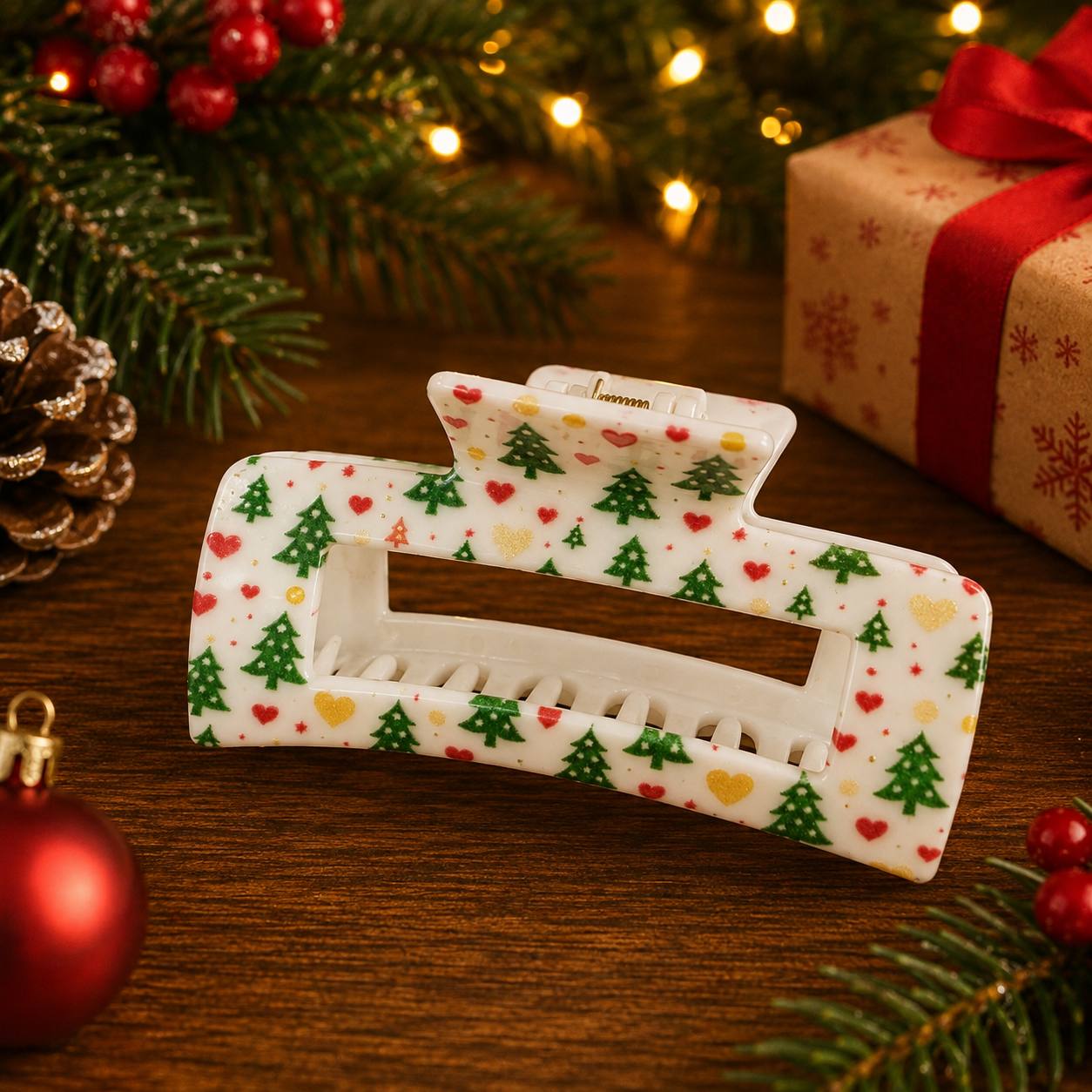 Gancho Arbolitos Verdes, 10cm · Accesorios Navideños · Santa Shop Guatemala