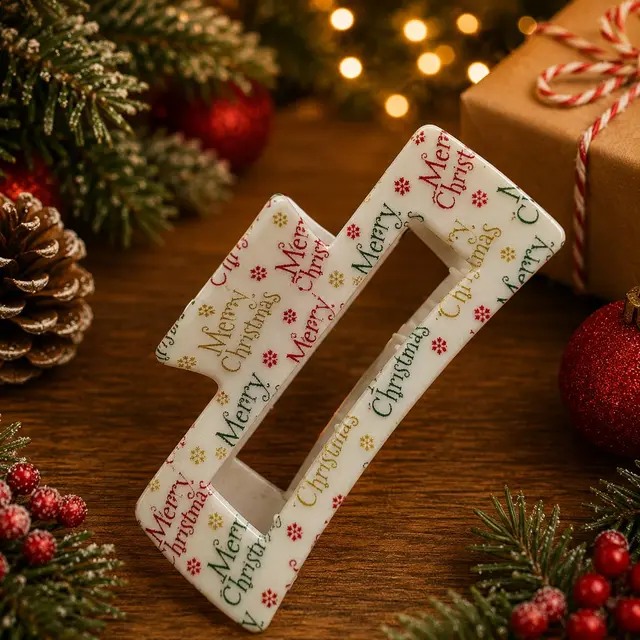 Gancho Merry Christmas, 10cm · Accesorios Navideños · Santa Shop Guatemala