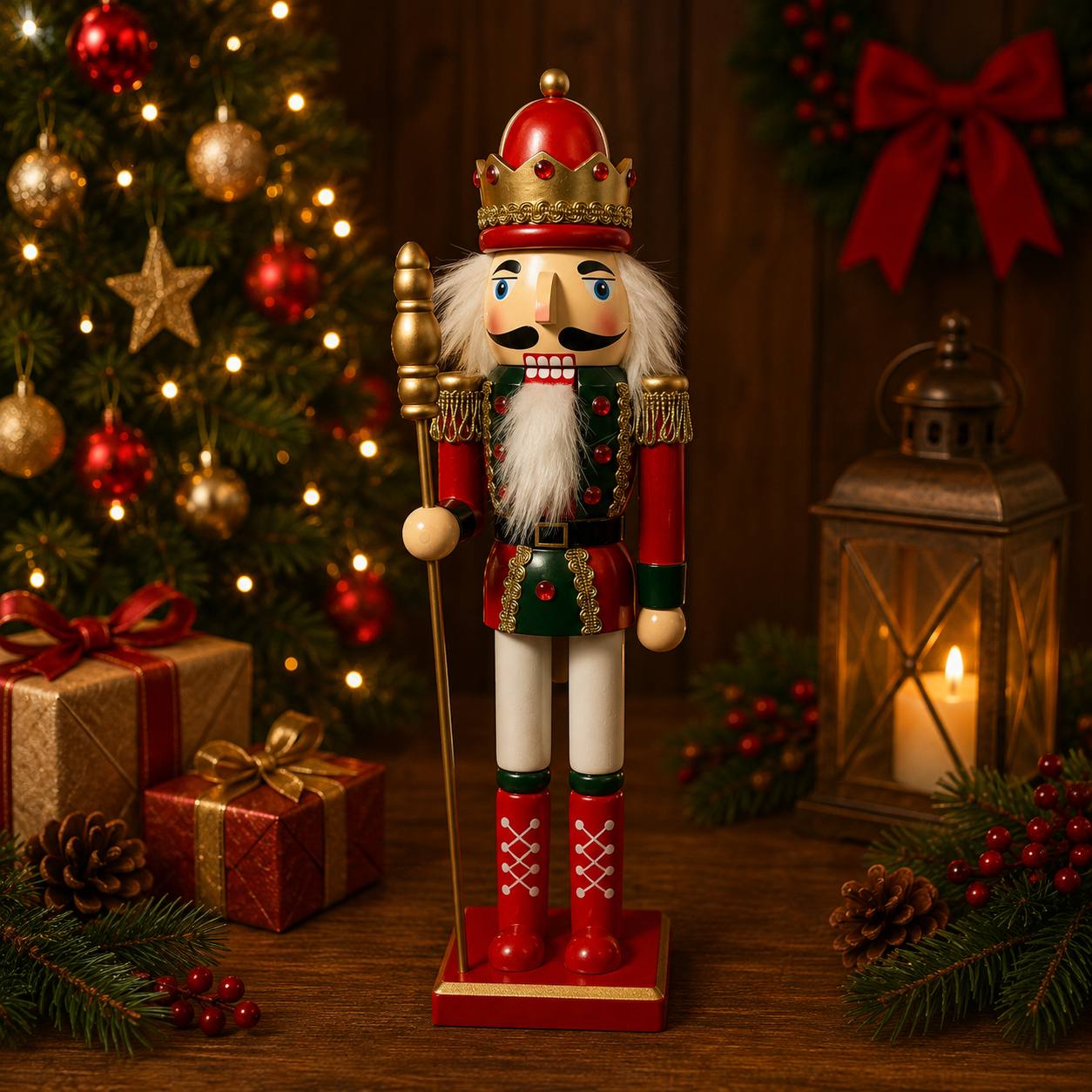 Bastón Clásico 40cm · Cascanueces · Santa Shop Guatemala
