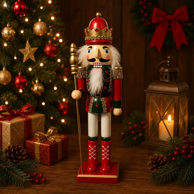 Bastón Clásico 40cm · Cascanueces · Santa Shop Guatemala