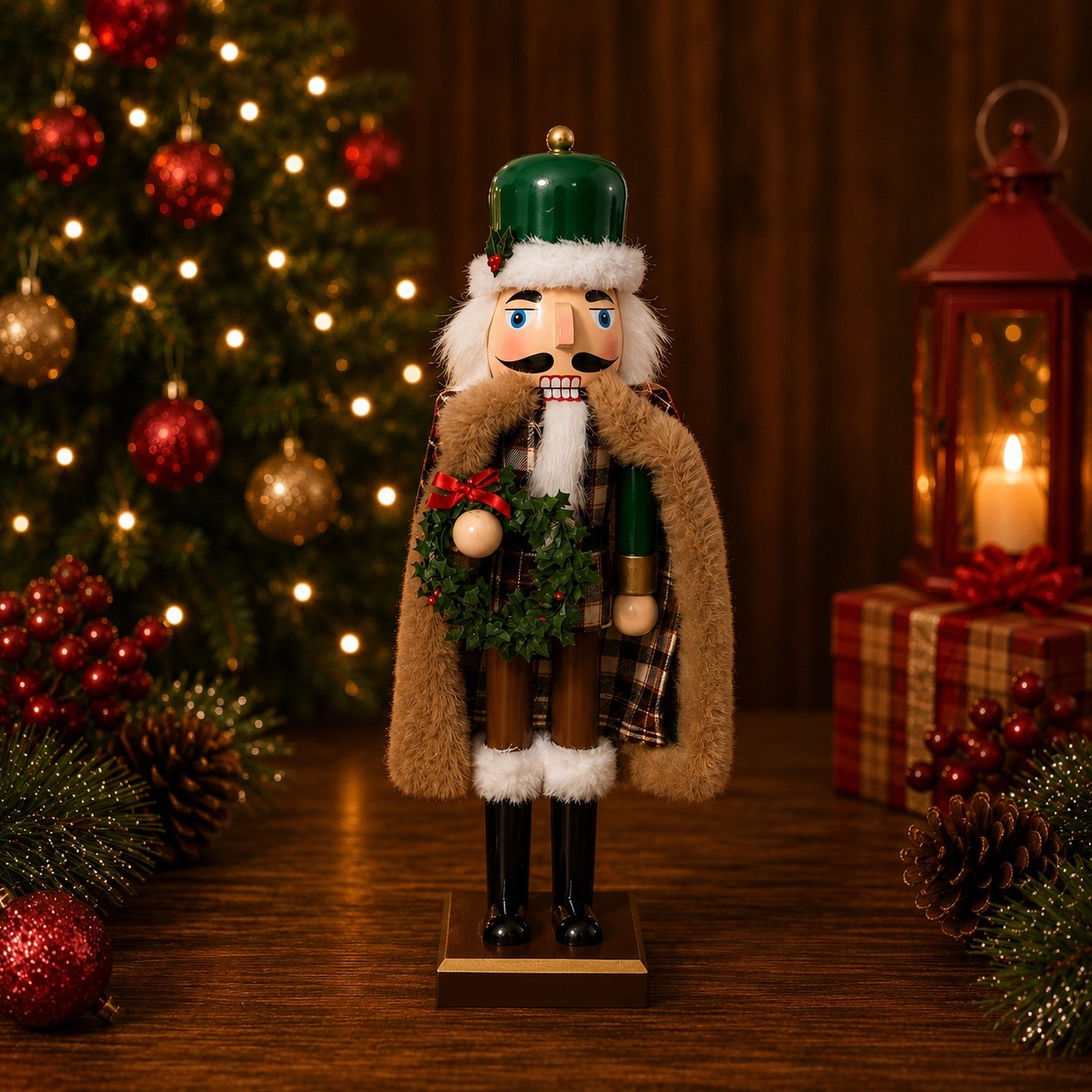 Bosque Guirnalda 40cm · Cascanueces · Santa Shop Guatemala