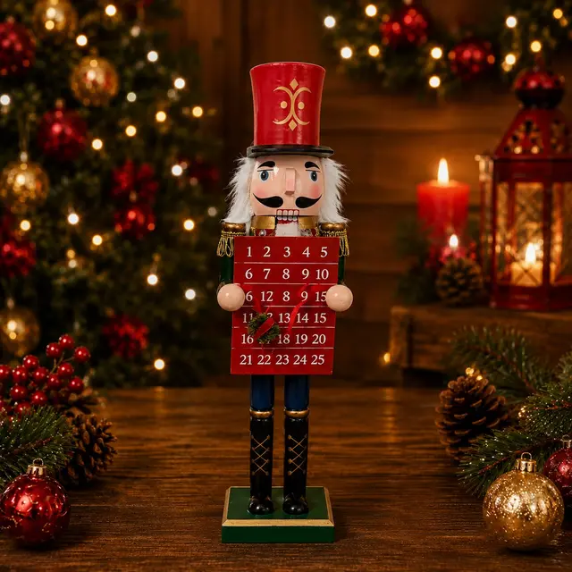Calendario Adviento 40cm · Cascanueces · Santa Shop Guatemala