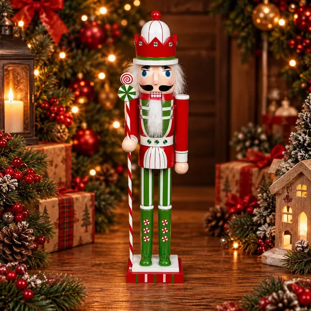 Candy Crown 40cm · Cascanueces · Santa Shop Guatemala