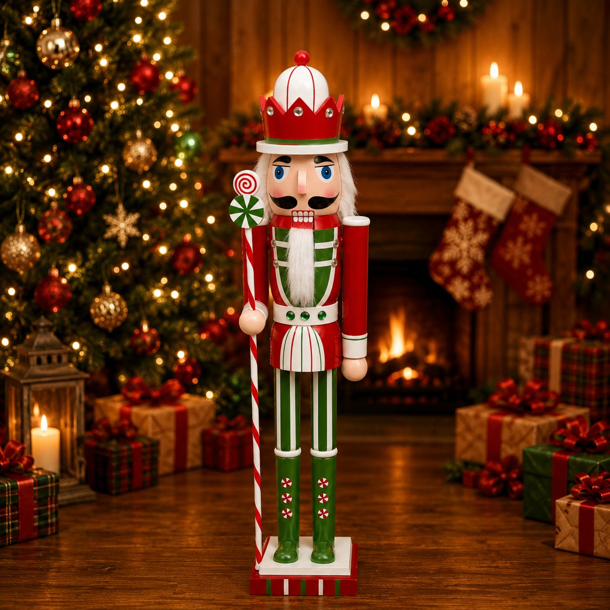 Candy Crown 60cm · Cascanueces · Santa Shop Guatemala