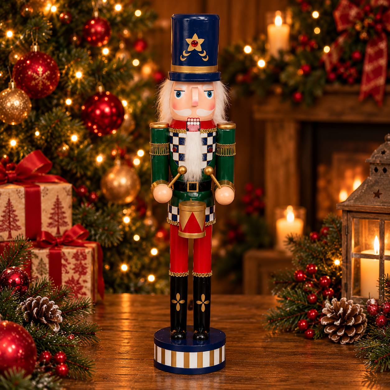Checkers tambor 40cm · Cascanueces · Santa Shop Guatemala