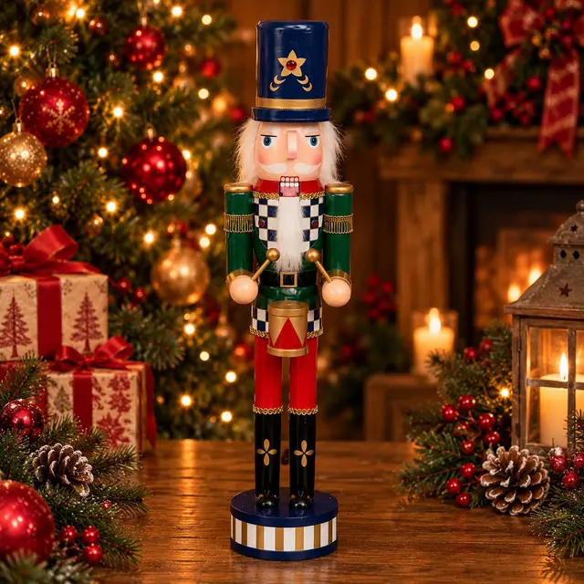 Checkers tambor 40cm · Cascanueces · Santa Shop Guatemala
