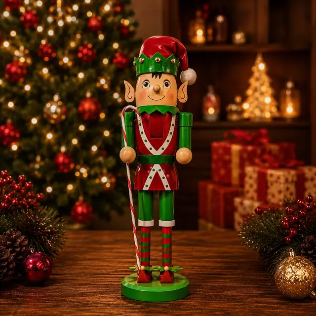 Duende Candy Cane 40cm · Cascanueces · Santa Shop Guatemala