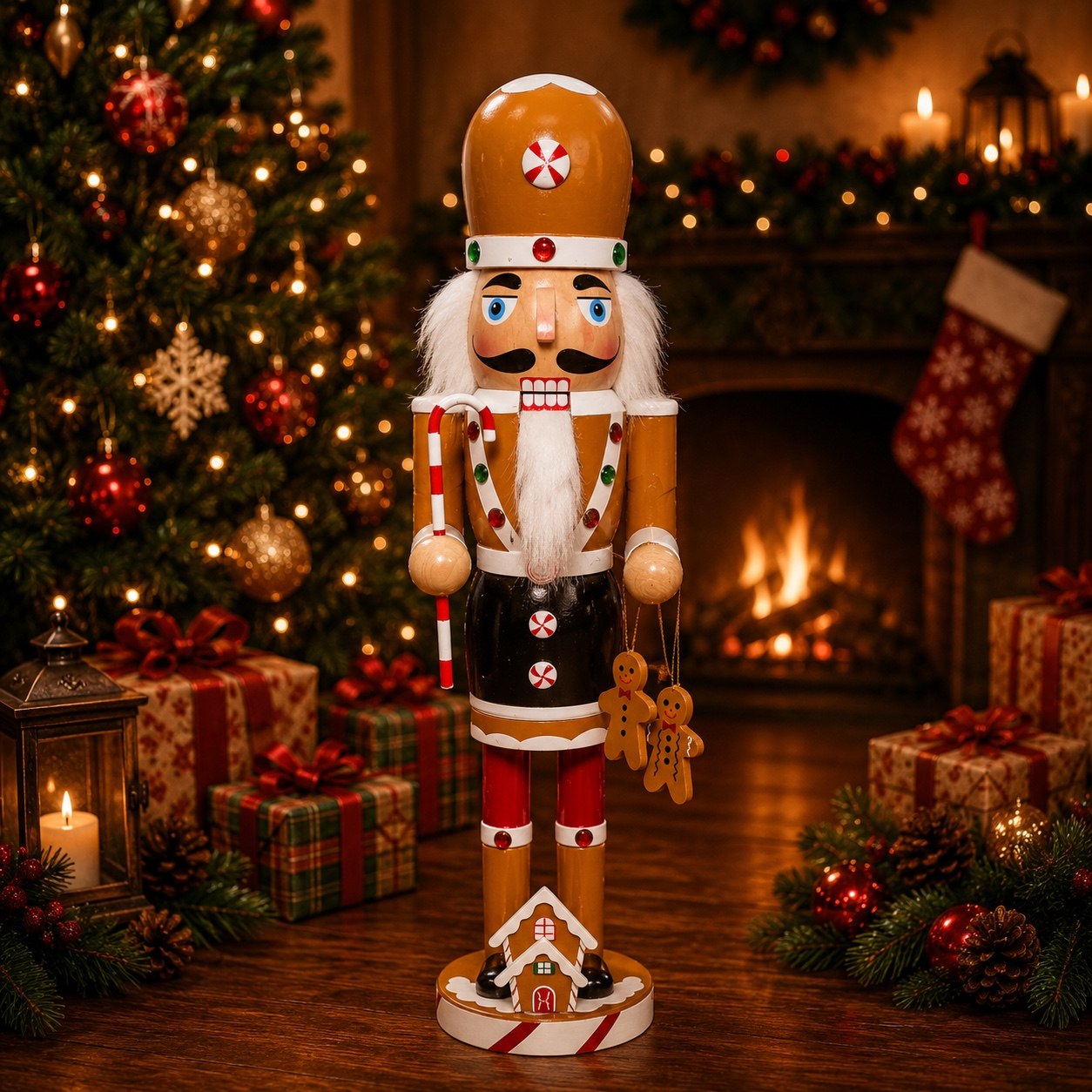 Galletas café 40cm · Cascanueces · Santa Shop Guatemala