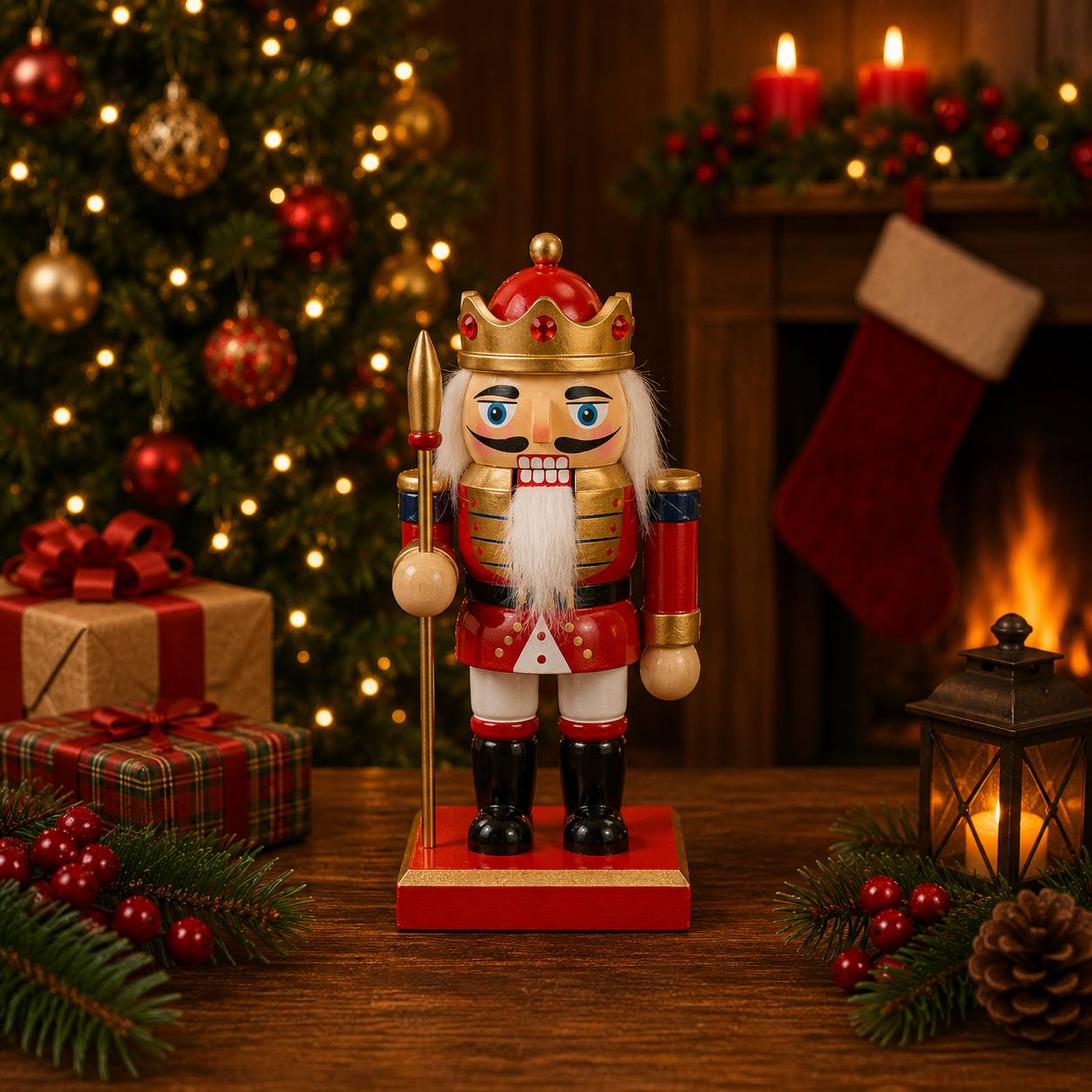 Gordito Corona, 14cm · Cascanueces · Santa Shop Guatemala