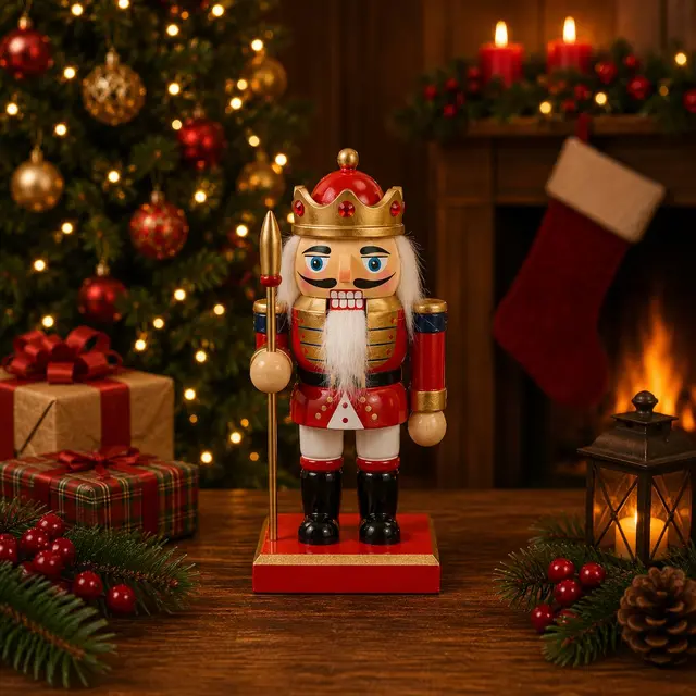 Gordito Corona, 14cm · Cascanueces · Santa Shop Guatemala