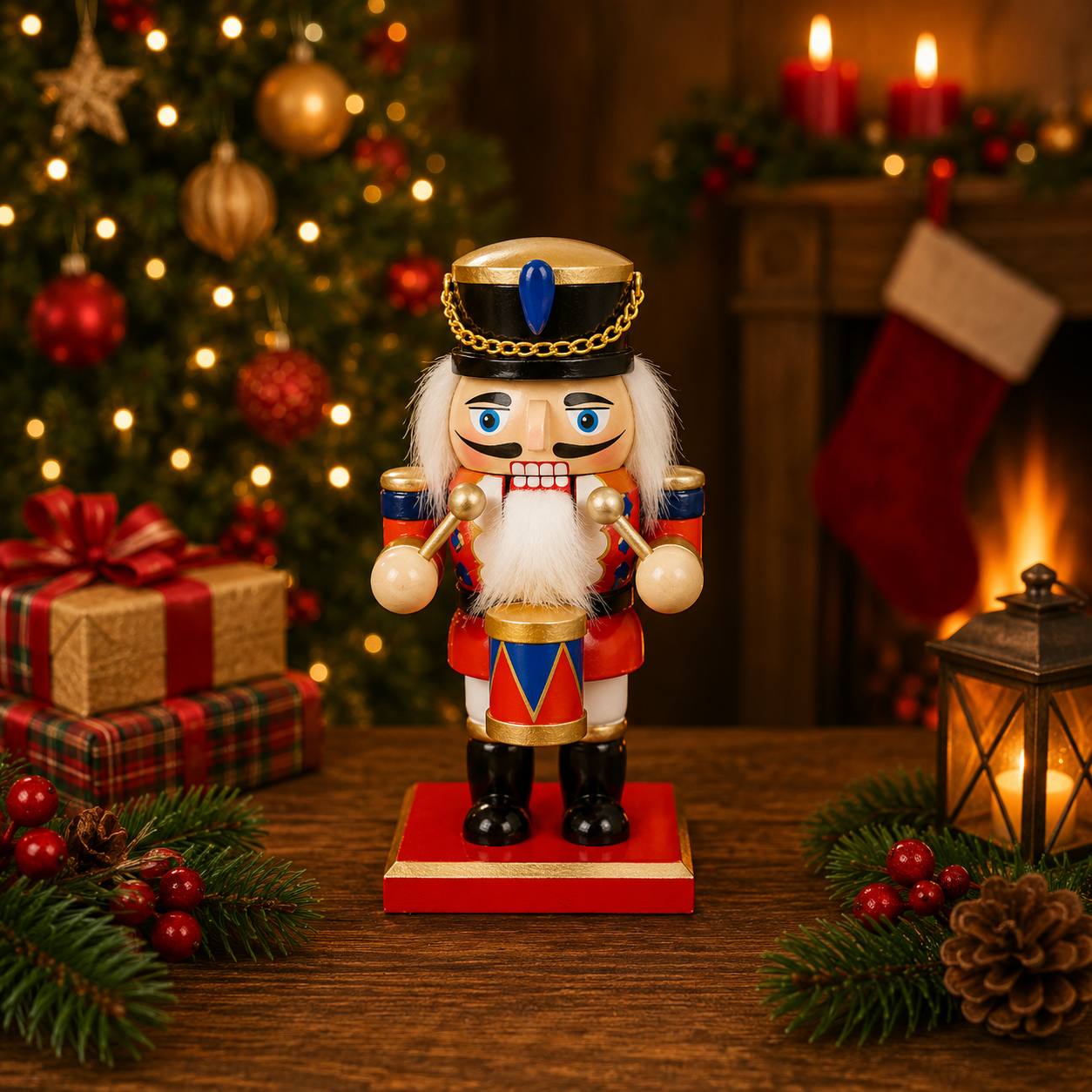 Gordito Tambor, 14cm · Cascanueces · Santa Shop Guatemala