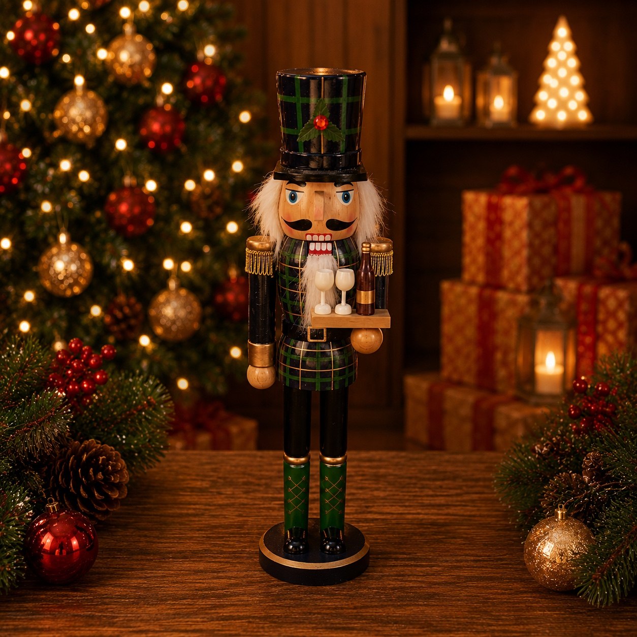 Mesero Verde 40cm · Cascanueces · Santa Shop Guatemala