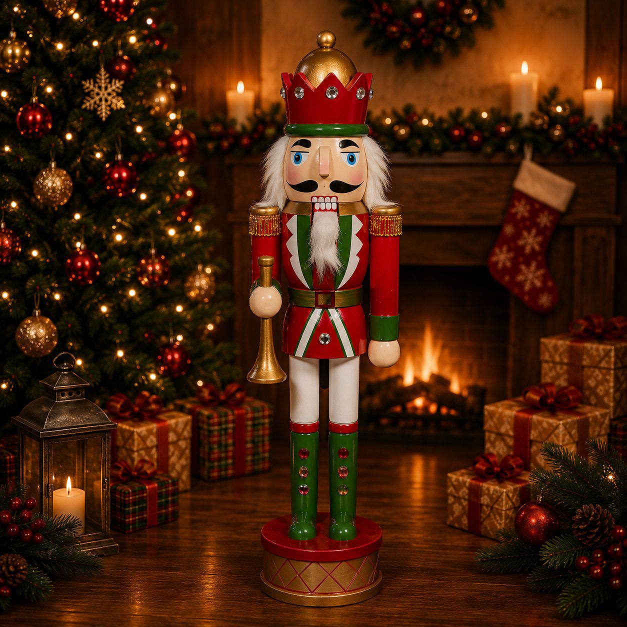 Músico Trompeta 40cm · Cascanueces · Santa Shop Guatemala