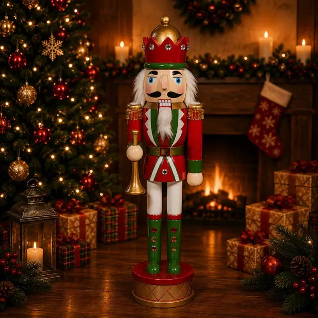 Músico Trompeta 40cm · Cascanueces · Santa Shop Guatemala
