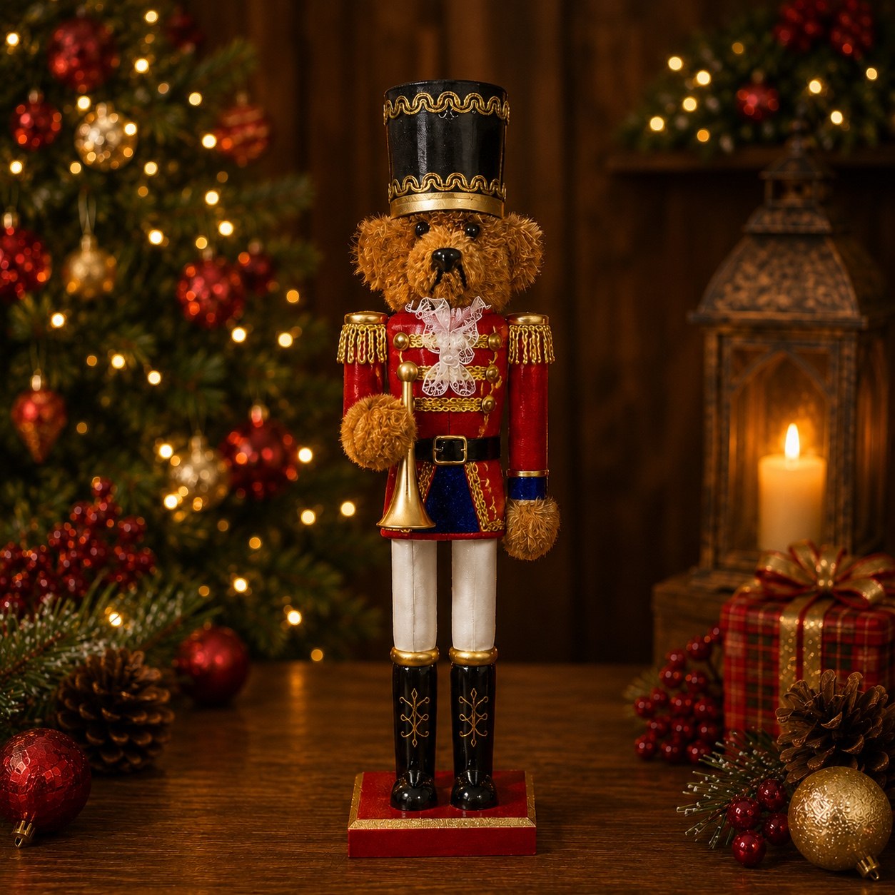 Oso Trompeta 40cm · Cascanueces · Santa Shop Guatemala