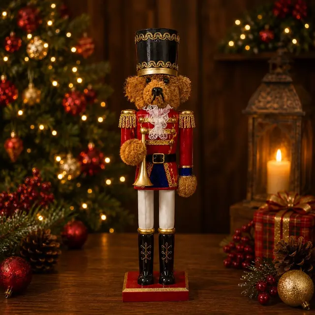 Oso Trompeta 40cm · Cascanueces · Santa Shop Guatemala