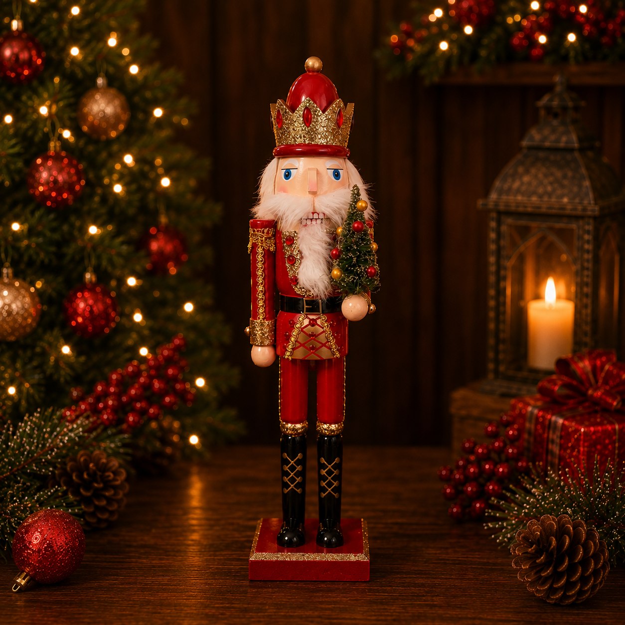 Royals Árbol 40cm · Cascanueces · Santa Shop Guatemala