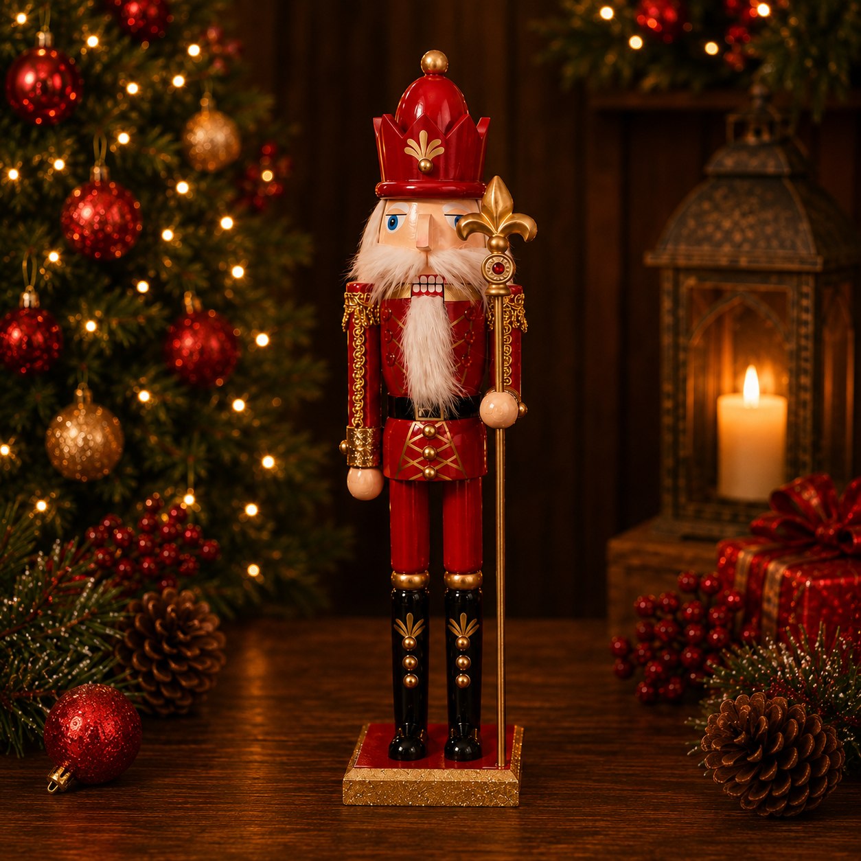 Royals Bastón 40cm · Cascanueces · Santa Shop Guatemala