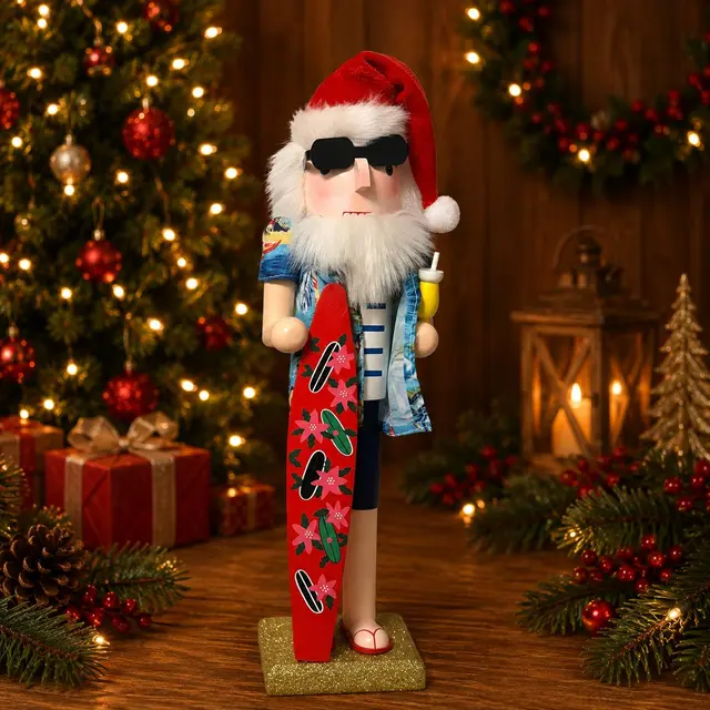 Surfer Santa, 40cm · Cascanueces · Santa Shop Guatemala