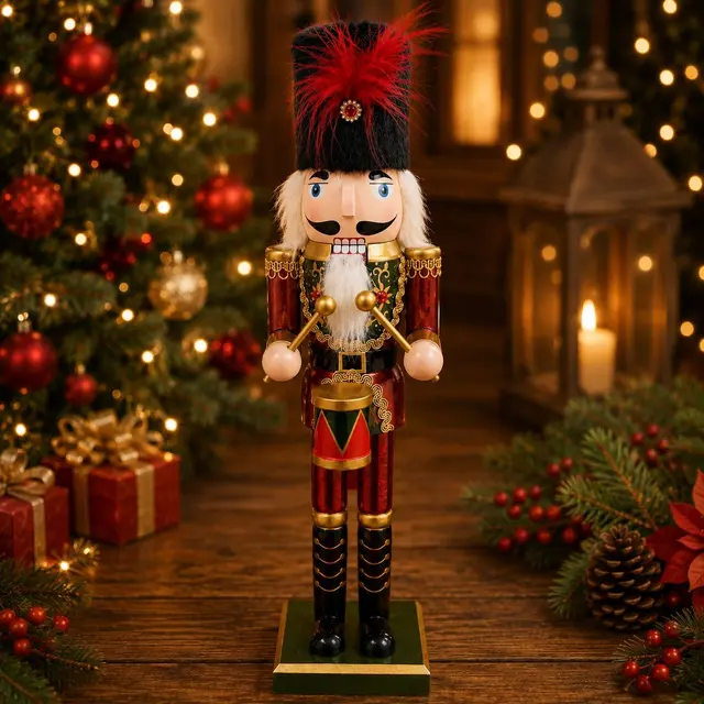 Tambor metálico 60cm · Cascanueces · Santa Shop Guatemala