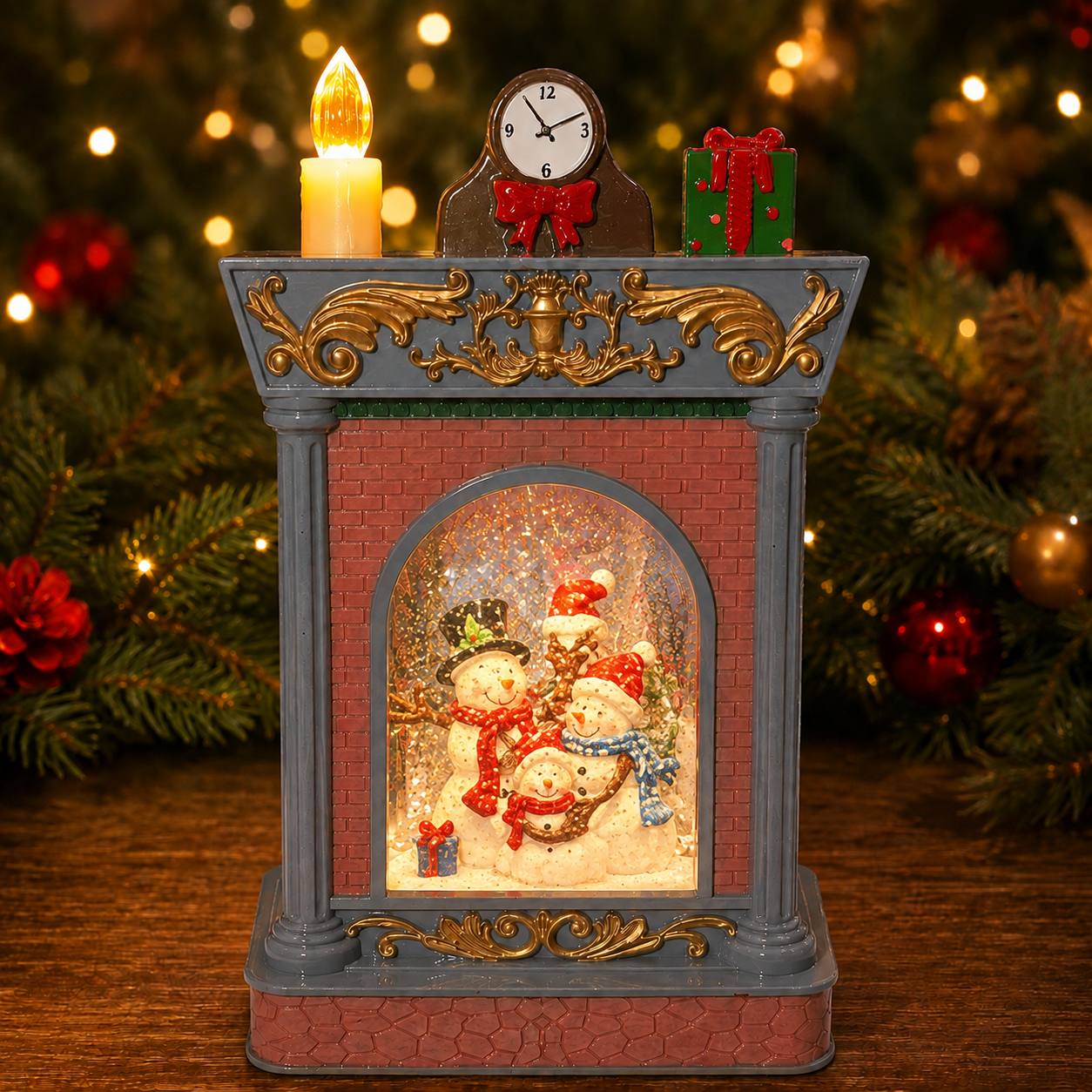 Chimenea Frosty, 30cm · Globos de Nieve · Santa Shop Guatemala