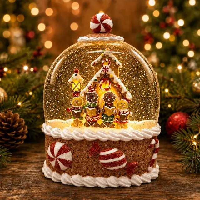 Ginger Family, 30cm · Globos de Nieve · Santa Shop Guatemala