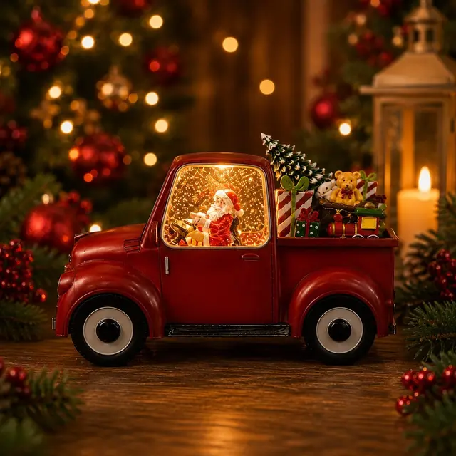 Pickup Santa, 25cm · Globos de Nieve · Santa Shop Guatemala