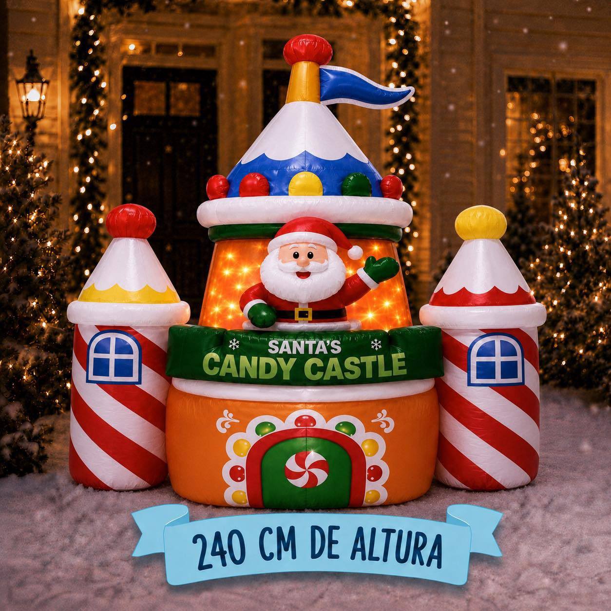 Castillo Santa, 240cm · Inflables · Santa Shop Guatemala