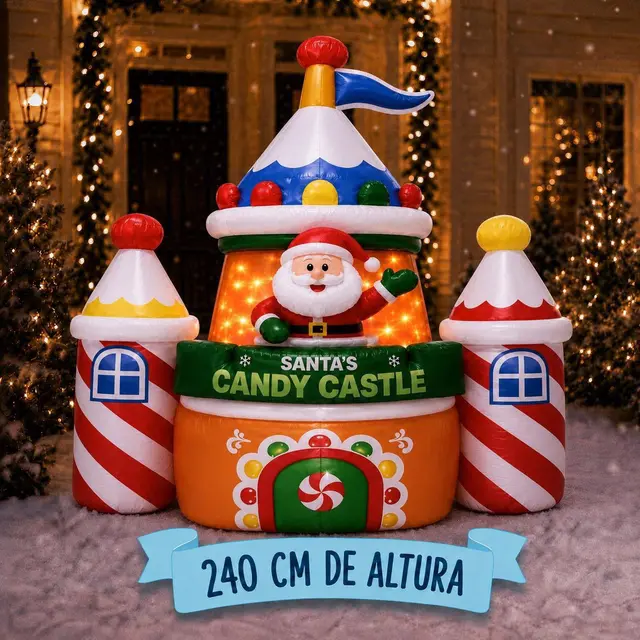 Castillo Santa, 240cm · Inflables · Santa Shop Guatemala
