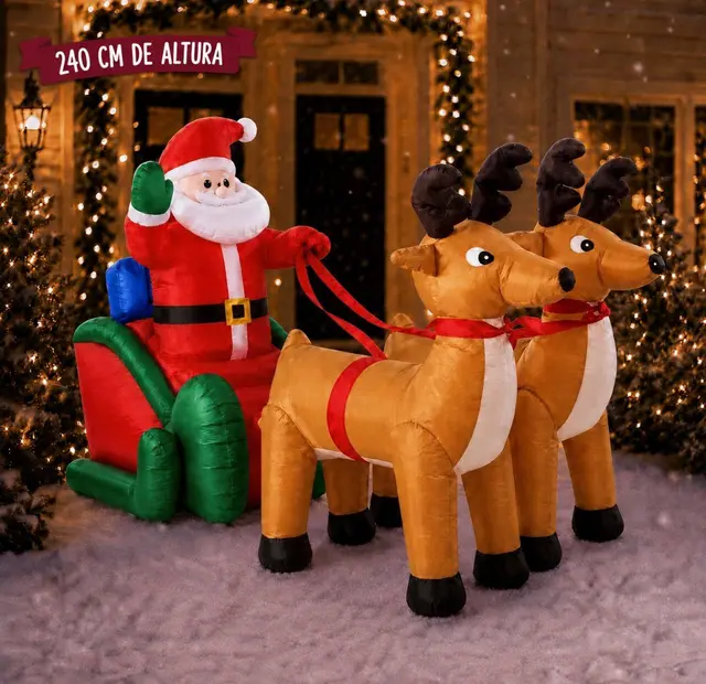 Trineo Santa, 240cm · Inflables · Santa Shop Guatemala