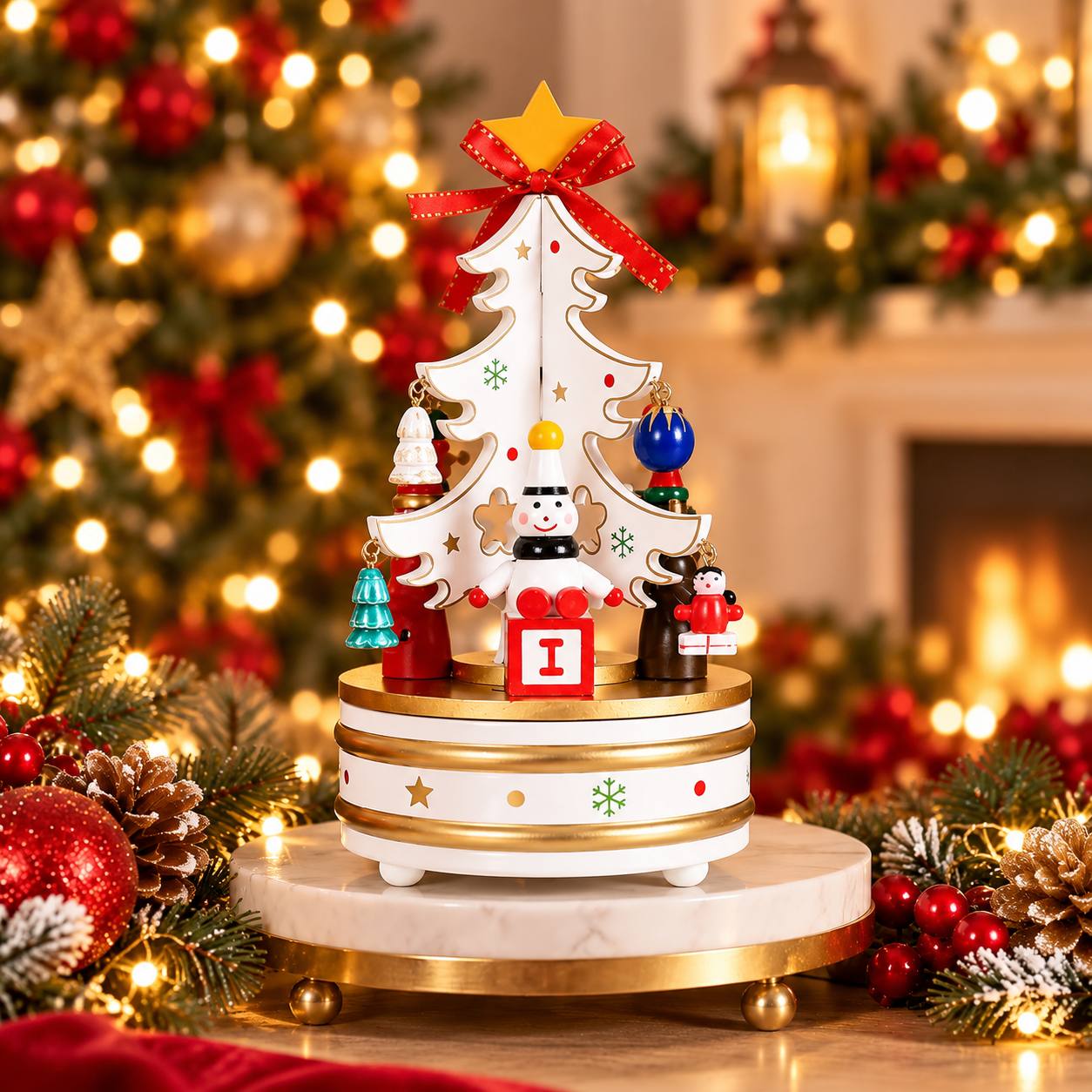 Arma to arbolito musical - blanco, 20cm · Novedades · Santa Shop Guatemala