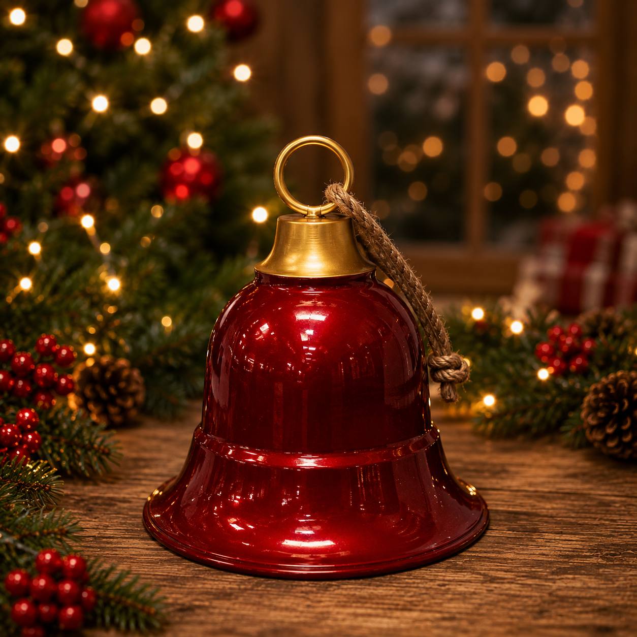 Campana Metal Roja 30cm · Novedades · Santa Shop Guatemala