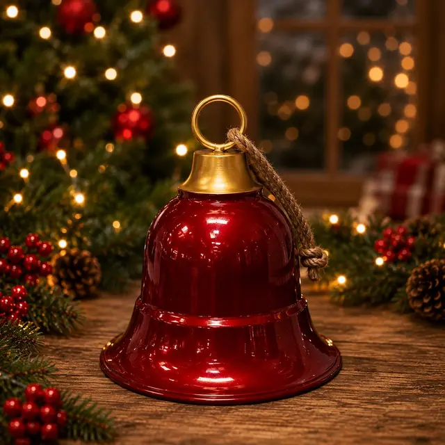 Campana Metal Roja 30cm · Novedades · Santa Shop Guatemala
