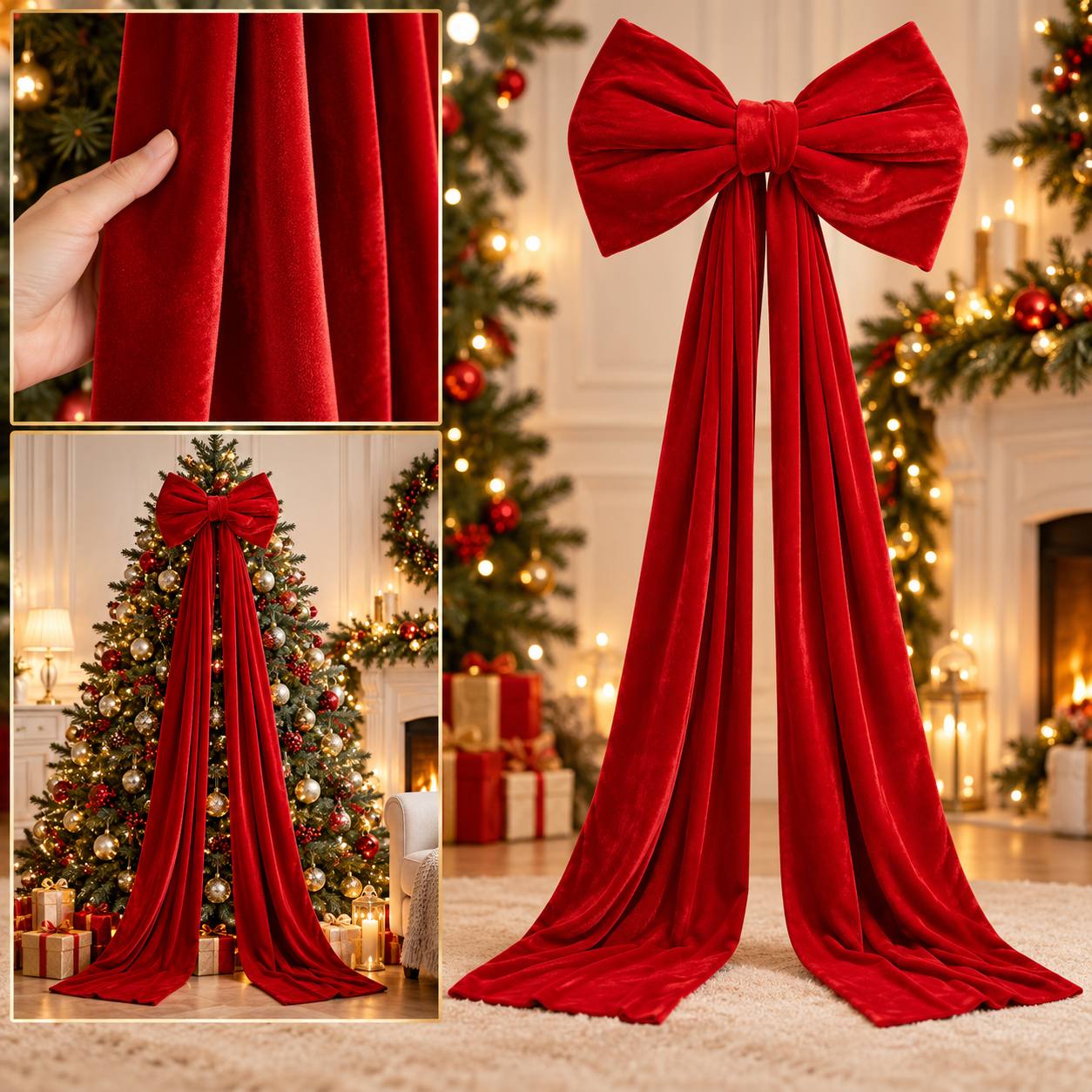 Moña Roja Gigante, 165cmx50cm · Novedades · Santa Shop Guatemala