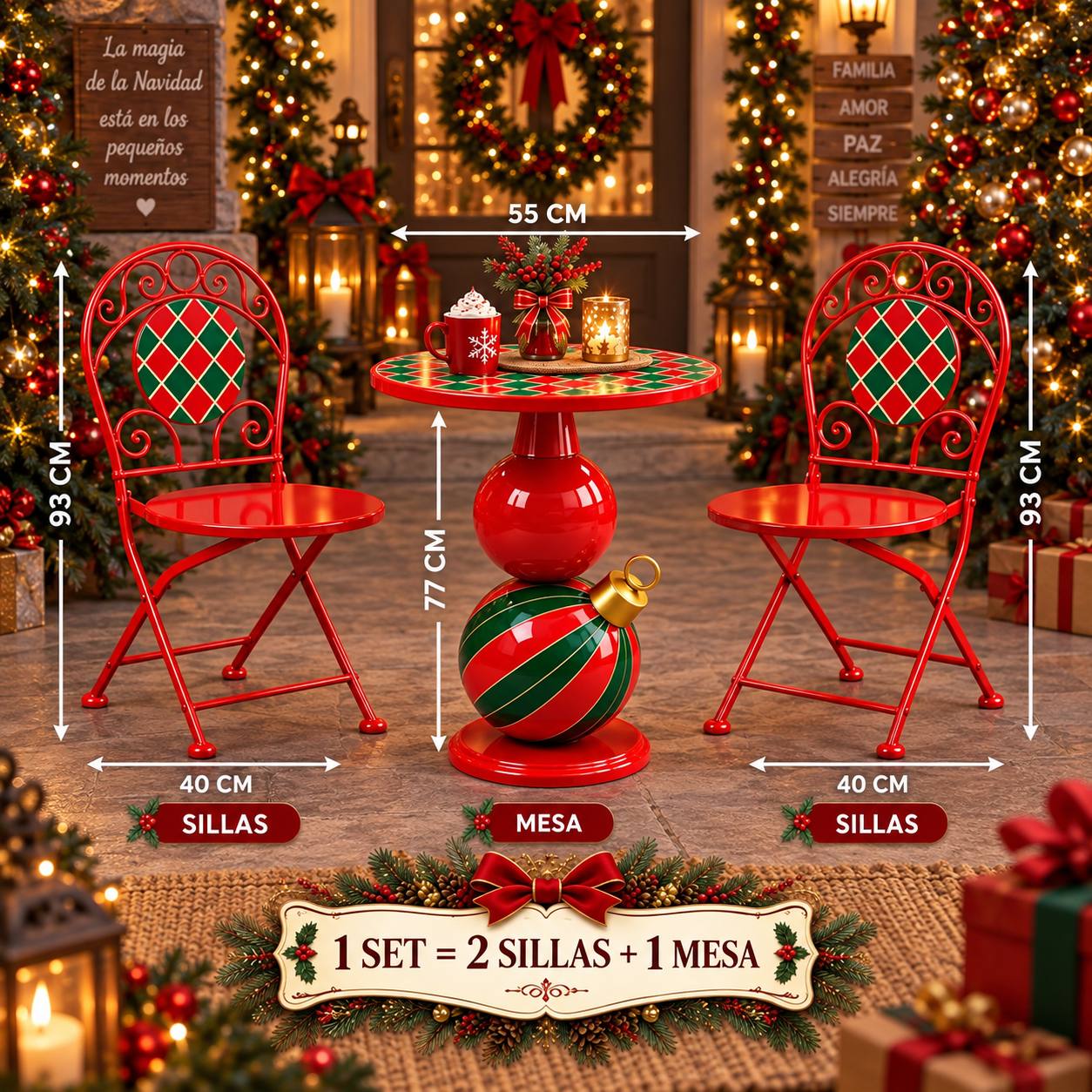 Set Navideño Esferas · Novedades · Santa Shop Guatemala
