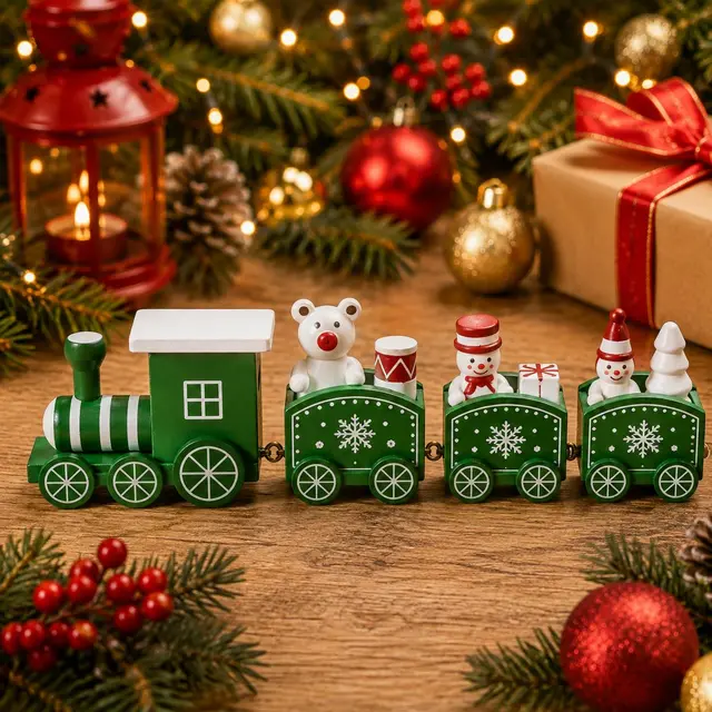 Tren Verde, 20.5cm · Novedades · Santa Shop Guatemala