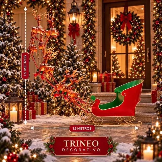 Trineo Metal, 1.5m · Novedades · Santa Shop Guatemala