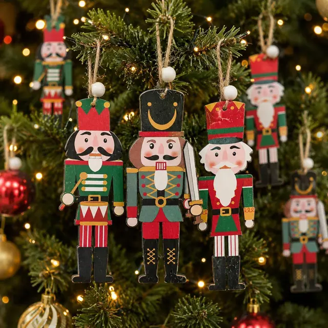 Trío de Cascanueces para Árbol, 12cm · Novedades · Santa Shop Guatemala