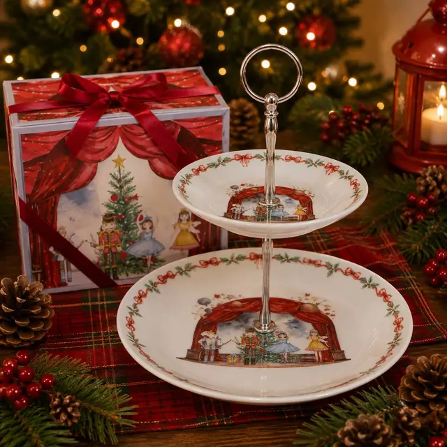 Base para Postres Cascanueces · Platos y Mesa · Santa Shop Guatemala