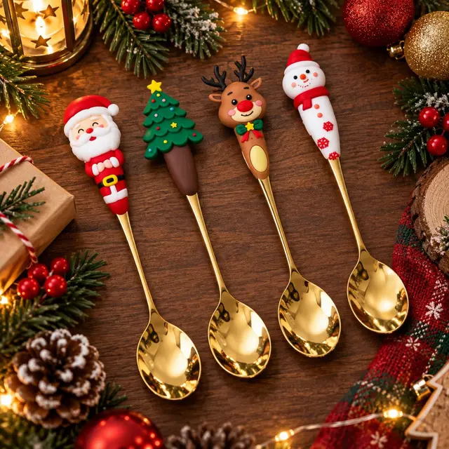 Cuarteto de cucharas · Platos y Mesa · Santa Shop Guatemala
