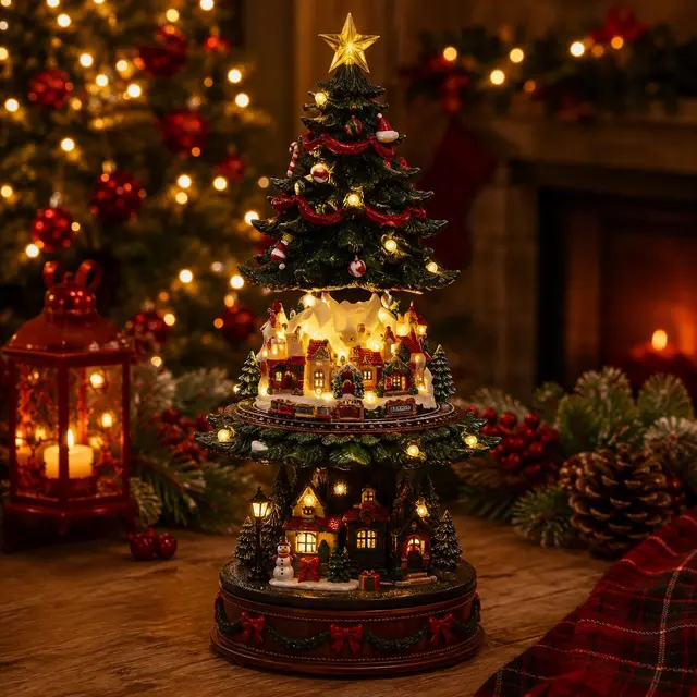 Árbol Niveles · Villas Navideñas · Santa Shop Guatemala