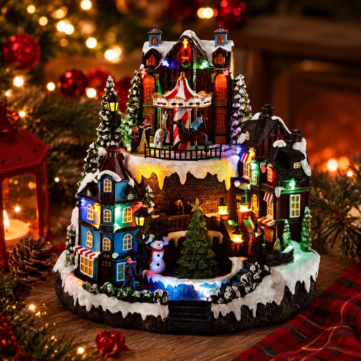Carrusel · Villas Navideñas · Santa Shop Guatemala