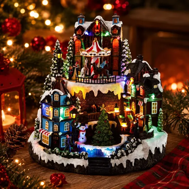 Carrusel · Villas Navideñas · Santa Shop Guatemala
