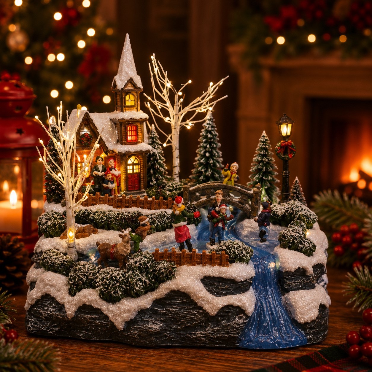 Fuente y Puente · Villas Navideñas · Santa Shop Guatemala