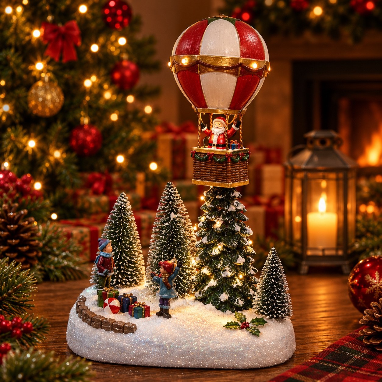 Globito con Niños · Villas Navideñas · Santa Shop Guatemala