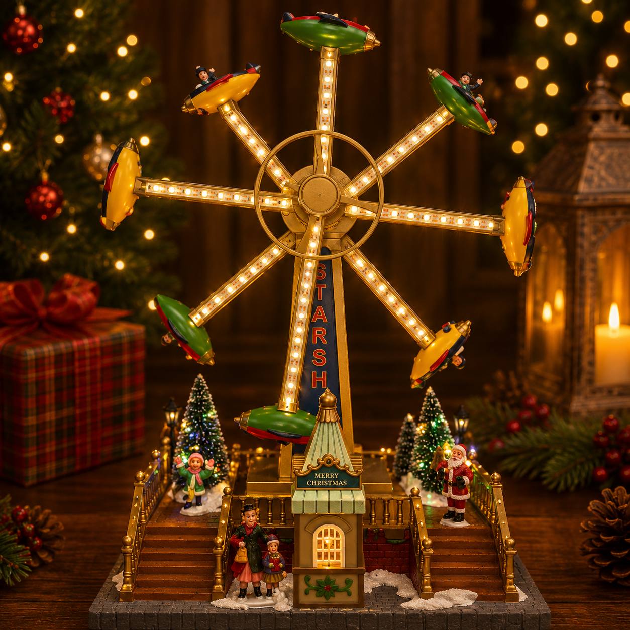 Juego Cohetes, 40cm · Villas Navideñas · Santa Shop Guatemala