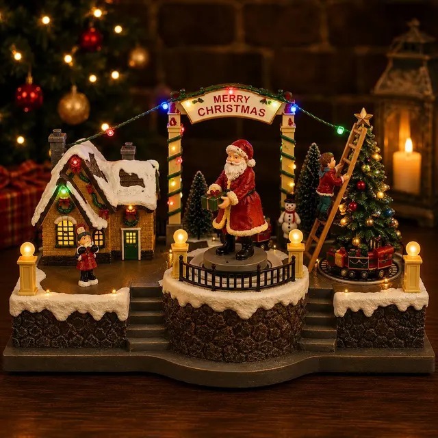 Santa Village, 28cm · Villas Navideñas · Santa Shop Guatemala