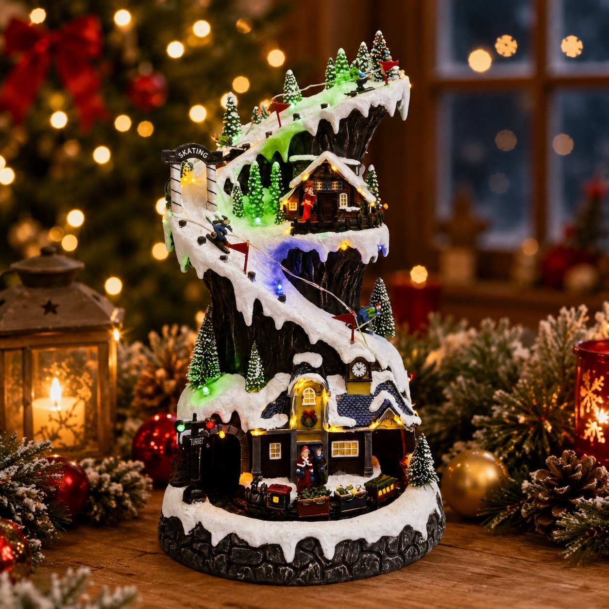 Skating con Tren · Villas Navideñas · Santa Shop Guatemala